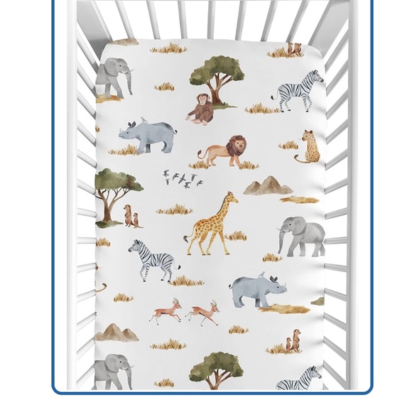 Sweet Jojo Designs Fitted Baby Crib Sheets - Picture 1 of 4